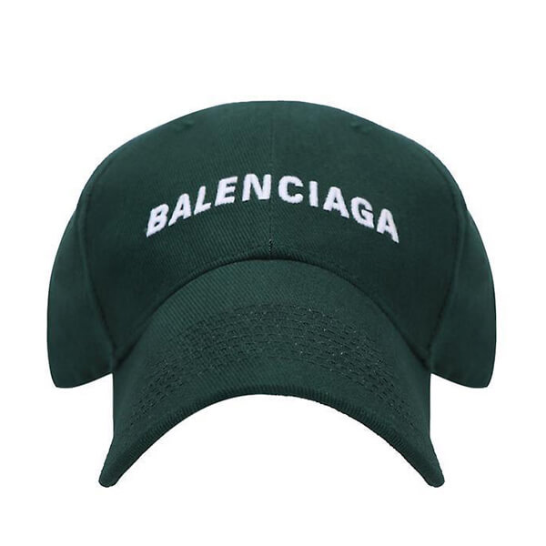  バレンシアガ キャップ 偽物 Balenciaga ギャバジン ベースボールキャップ ロゴが前面に刺しゅうされています590758410B24277