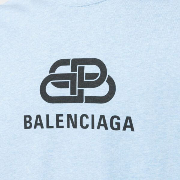 バレンシアガ tシャツ 偽物 BALENCIAGA ロゴTシャツ 578139 TGV75 5840