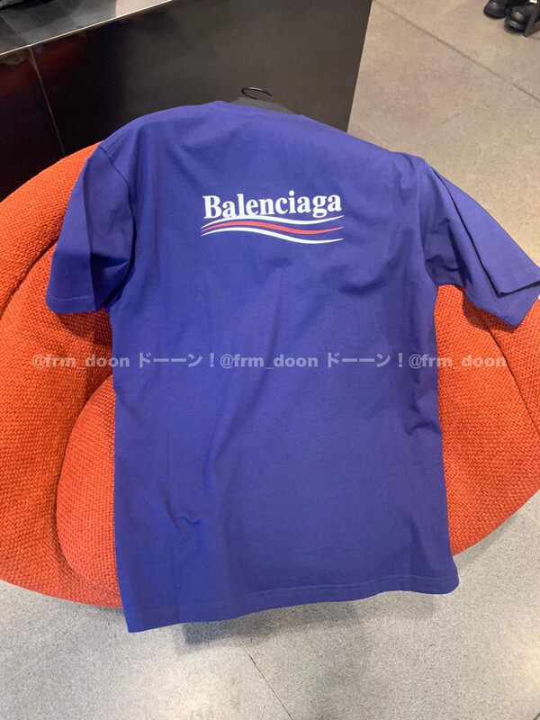 バレンシアガ tシャツ 偽物 BALENCIAGA ロゴ Tシャツ 2020SS新作 Political Campaign