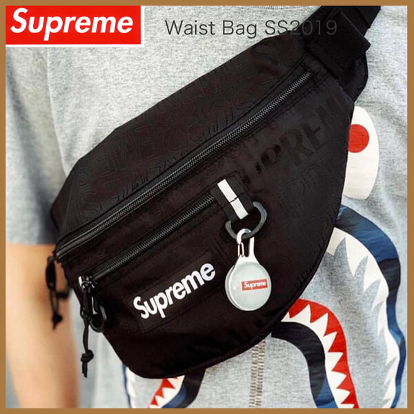 シュプリーム  ボディバッグ 偽物  Supreme★SS2019 Waist Bag ショルダーバッグ