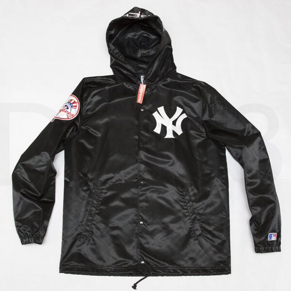  シュプリーム コピー New York NY Supreme YANKEES Satin Hooded Jacket