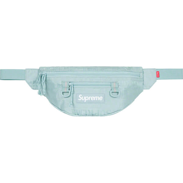 シュプリーム  ボディバッグ 偽物   Supreme Week1 ★ Waist Bag ★ Ice ( Light Blue )