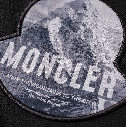 モンクレールtシャツ偽物 Moncler★20AW★マウンテンビッグロゴ入半袖Tシャツ