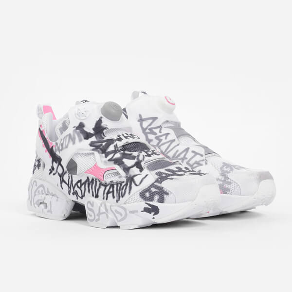 ヴェトモン ポンプフューリー 偽物 スニーカー VETEMENTS // X REEBOK INSTAPUMP GRAFFITI FURY