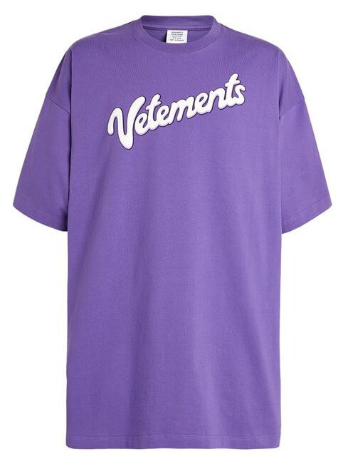 ヴェトモン tシャツ 偽物  VETEMENTS ミルク Milk ロゴ Tシャツ プリント  クルーネック