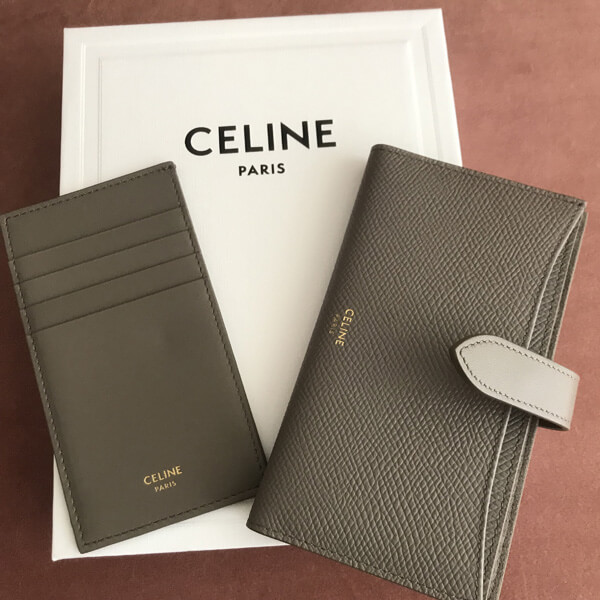 セリーヌ iphoneケース コピー【CELINE】NEW 手帳型 iPhone X/XS ケース グレインドカーフスキン