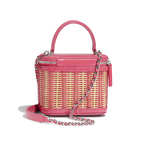 【20cruise新作】CHANEL◆シャネル ヴァニティーケース コピー スモール(pink)AS1352 B01919 N5567