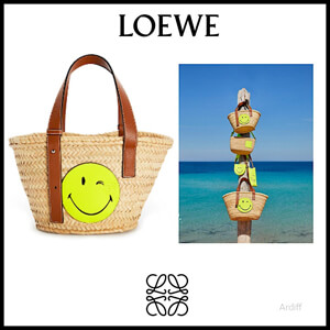 Loewe (ロエベ かごバッグ コピー ) スマイリーワールド バスケット バッグ 128.29AB06