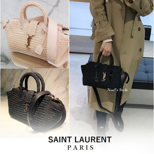 日本限定◆Saint Laurent DOWNTOWN YSL CABAS サンローラン カバス バッグ コピー ダウンタウン ラフィア YSL