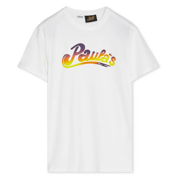 ロエベ tシャツ 偽物 LOEWE Logo-Print Tシャツ☆Paula’s IbizaH616341X19