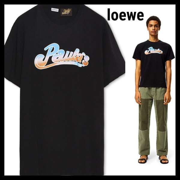  loewe Tシャツ Paula's Ibiza クルーネックコットンTシャツ