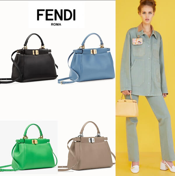 FENDI フェンディ ピーカブー コピー ミニサイズ ソフトナッパレザー