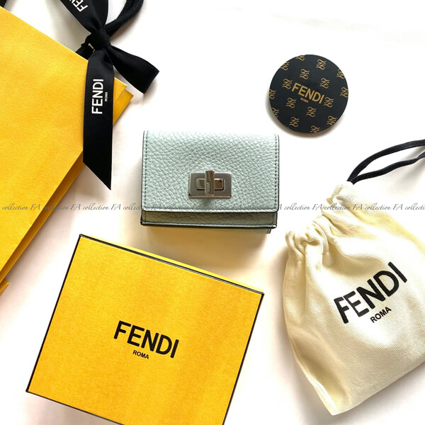  FENDI フェンディ ピーカブー コピー セレリア マイクロ 三つ折り財布