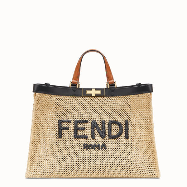 フェンディ ピーカブー コピー FENDI Xトートラフィアバッグ 8BH374ABVSF11RK