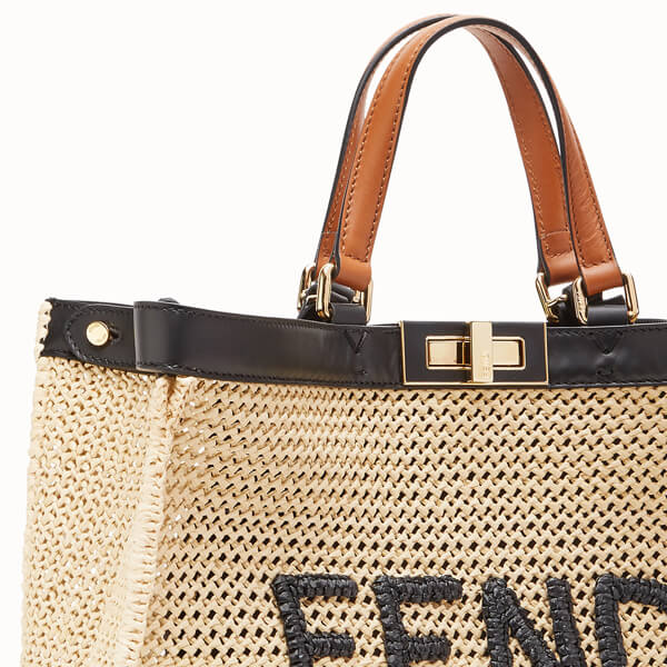 フェンディ ピーカブー コピー FENDI Xトートラフィアバッグ 8BH374ABVSF11RK