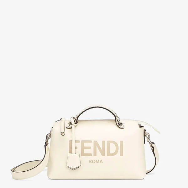  fendi バイザウェイ 偽物 バッグ by the way MEDIUM ホワイト レザー トップケース