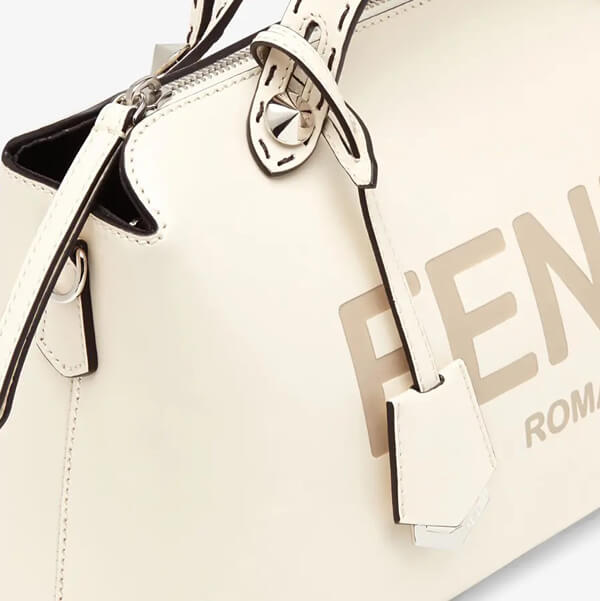  fendi バイザウェイ 偽物 バッグ by the way MEDIUM ホワイト レザー トップケース