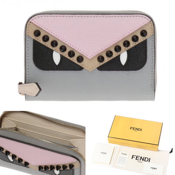 FENDI フェンディ モンスター 財布 コピー 多機能カードコインケース 8M0313 9HF F10Y0