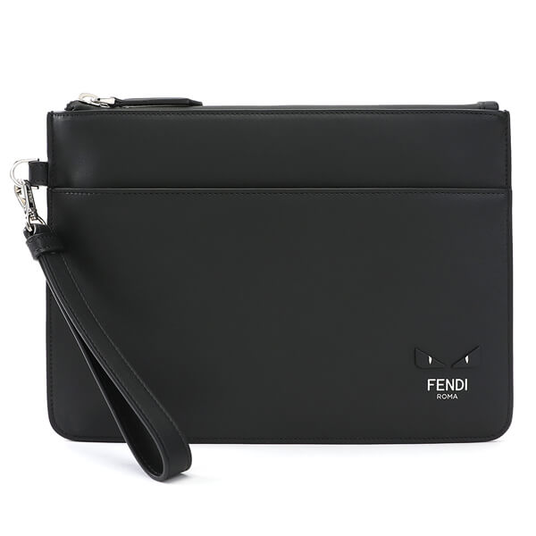 フェンディ クラッチバッグ コピー FENDI  モンスター MINI OCCHI BUGS CLUTCH WITH STRAP