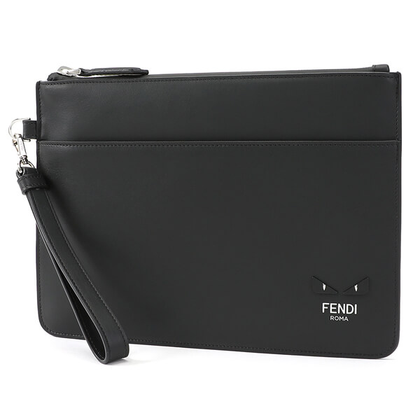 フェンディ クラッチバッグ コピー FENDI  モンスター MINI OCCHI BUGS CLUTCH WITH STRAP