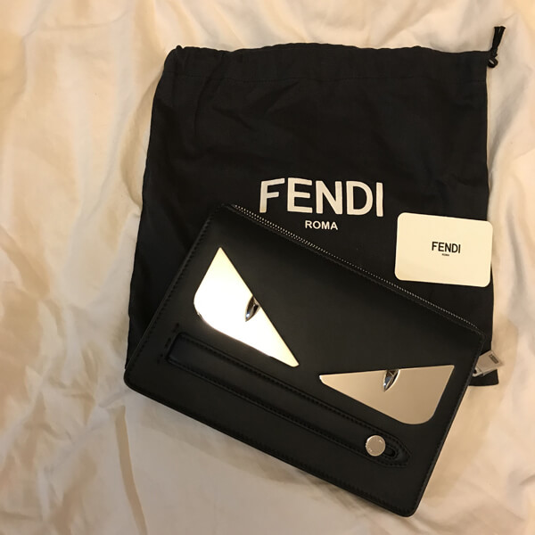 フェンディ クラッチバッグ コピー FENDI モンスター BUGS EYE レザー