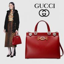 2019新作入荷☆GUCCI グッチスーパーコピー☆〔ズゥミ〕スムース レザー ミディアムトップ...