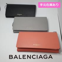 バレンシアガ 財布 コピー 大人シンプル balenciaga フラップ長財布