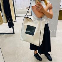 ジルサンダー 偽物トートバッグ Jil Sander 2020SS新作 パッチ付き ホワイト JSWQ852395 WQB73005 102