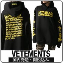 ヴェトモン パーカー コピー VETEMENTS ロゴ フードパーカー ユニセックス オーバーサ...