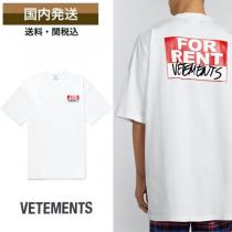 ヴェトモン tシャツ 偽物 VETEMENTS オーバーサイズ ロゴプ リント ンジャージーTシ...