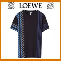 ロエベ tシャツ コピー LOEWE アナグラム パッチワーク Tシャツ