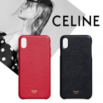 セリーヌ アイフォン ケース 偽物 CELINE IPHONE XS MAX CASE グレイン...