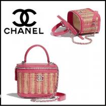 【20cruise新作】CHANEL◆シャネル ヴァニティーケース コピー スモール(pink)AS1352 B01919 N5567