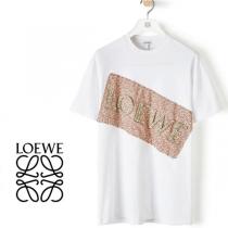 LOEWE ロエベ Tシャツ 偽物_men/ランプTシャツ/ブラック