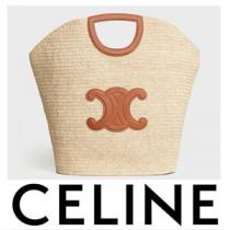 ★日本未★【CELINE】セリーヌ かごバッグ コピー CABAS CELINE バスケット 1...