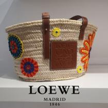 ◆VIPセール◆LOEWE♪BASKET♪FLORAL ロエベ かごバッグ コピー ラフィアLa...