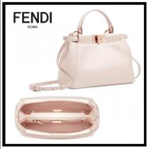 FENDI フェンディ ピーカブー コピー  アイコニック スモール ローズゴールド