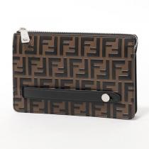 FENDI フェンディ クラッチバッグ コピー FENDI モンスターMen's Embossed Logo7VA350-A46X-F145H