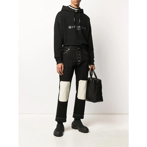 ジバンシー パーカー コピー GIVENCHY PARIS エンブロイダリー ロゴ スウェット BMJ06R30AF 100