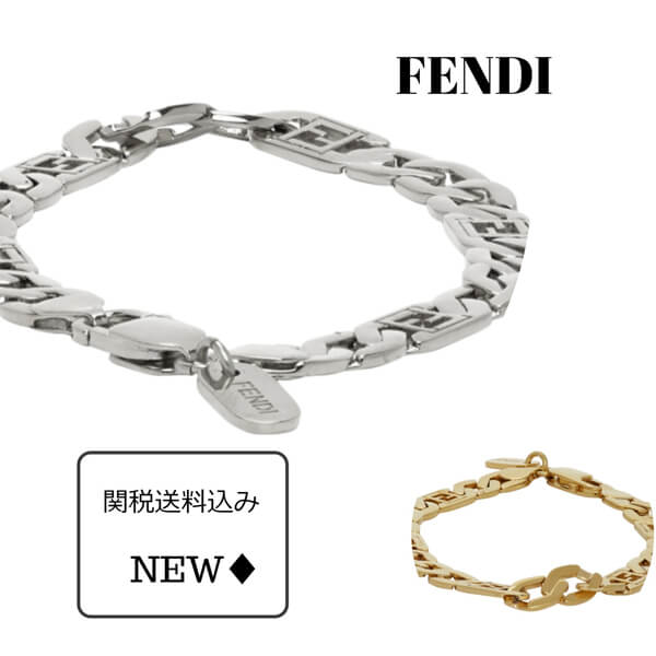 フェンディ ブレスレット コピー FENDI MEN'S Forever Fendi ブレスレット GOLD/SILVER