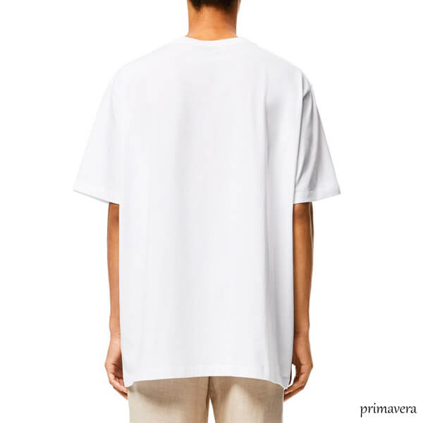 LOEWE ロエベ tシャツ 偽物 スマイル コットンTシャツ