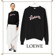 LOEWE ロエベ トレーナー コピー 刺繍ロゴ入り ラウンドネック セーター S540333X771100