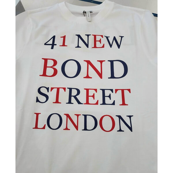 【LOEWE】BOND STREET ＆ロエベ Tシャツ コピー ロゴプリントコットンTシャツ S6199724CR