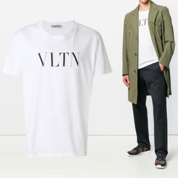 【VALENTINO ヴァレンティノ Tシャツ コピー】VLTN T-SHIRT G10V 3LE