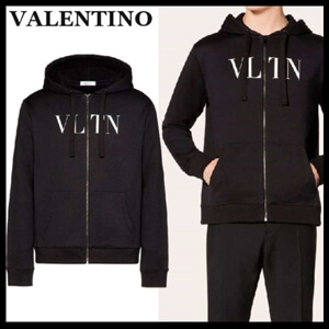 【VALENTINO ヴァレンティノ パーカー コピー】VLTN スウェット パーカーF11I 3TV 0NO