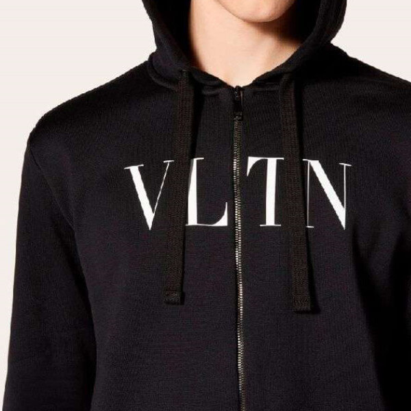 【VALENTINO ヴァレンティノ パーカー コピー】VLTN スウェット パーカーF11I 3TV 0NO