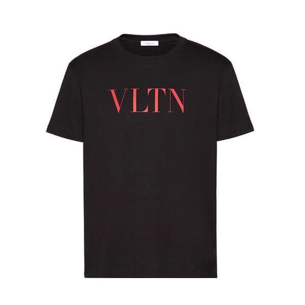 【VALENTINO ヴァレンティノ Tシャツ コピー】VLTN ロゴ TシャツG10V 3LE 0NR