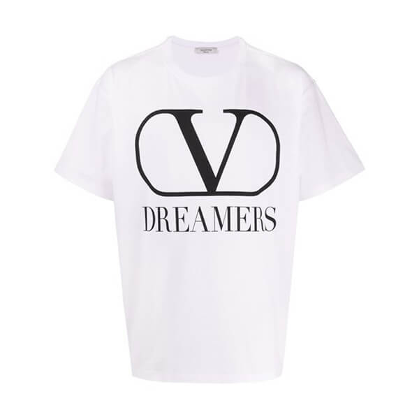 VALENTINO ヴァレンティノ Tシャツ コピー/ Vロゴ ドリーマーズ Tシャツ