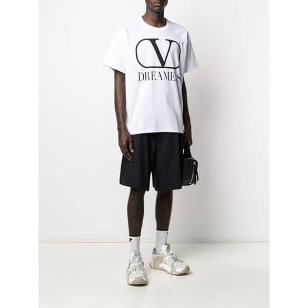 VALENTINO ヴァレンティノ Tシャツ コピー/ Vロゴ ドリーマーズ Tシャツ