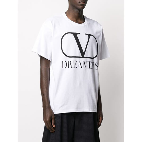 VALENTINO ヴァレンティノ Tシャツ コピー/ Vロゴ ドリーマーズ Tシャツ